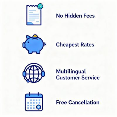 No hidden fees Car Hire Geneva Airport